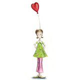 Heart On A String by Dotty Earl